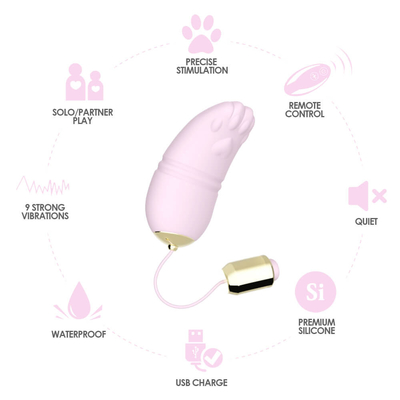 Thủ dâm Mini Love Female Egg Toy Toy 3.7V 200mAh For Women