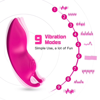 Chống nước Kẹp từ tính Quần lót cá nhân Máy rung Kích thích âm vật thỏ