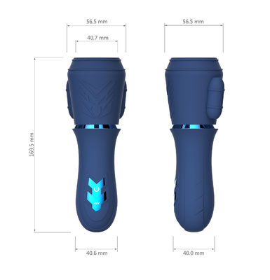 Men AV Wand - Quy đầu Tập thể dục Cốc rung Máy thủ dâm Máy mát xa 10 tần số, động cơ kép