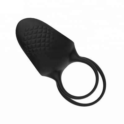 3.7V 111.7 * 45 * 45mm G Spot Cock Rings Đồ chơi tình dục rung Lưỡi điên