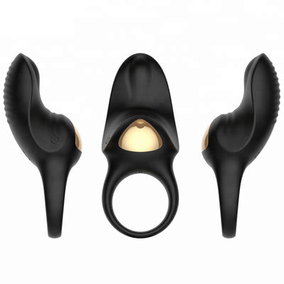 Silicone khắc con gà trống rung nhẫn cặp đôi đồ chơi tình dục Tất cả chinh phục vua