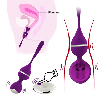 Đồ chơi tình dục Kegel Tập thể dục điều khiển từ xa Ben Wa Ball cho nữ
