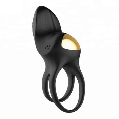 3.7V 111.7 * 45 * 45mm G Spot Cock Rings Đồ chơi tình dục rung Lưỡi điên