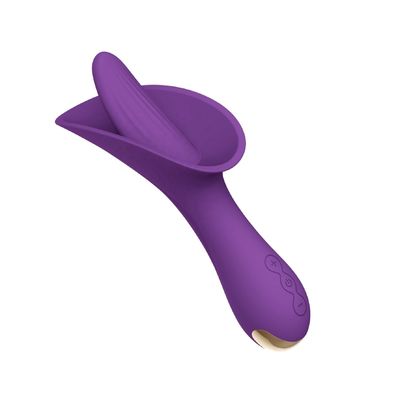 Clit Bullet Vibrator Máy kích thích miệng lưỡi Máy rung dương vật giả mềm 166.5 * 73.6 * 56.5mm