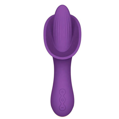 Clit Bullet Vibrator Máy kích thích miệng lưỡi Máy rung dương vật giả mềm 166.5 * 73.6 * 56.5mm