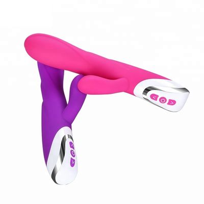 80 phút Double Rabbit Vibrator Dildo with Clit Vibrator Love Toy for Lady 213 * 64 * 38mm