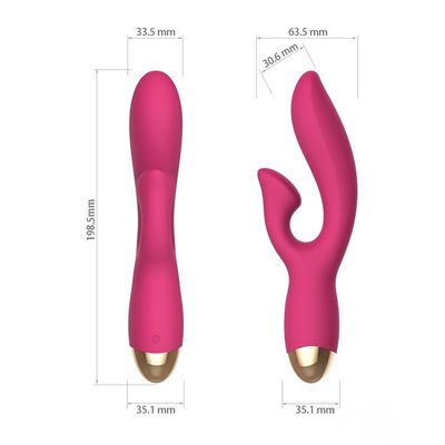 RoHS Pussy Rabbit Vibrator Máy mát xa cơ thể cho người lớn Đồ chơi tình dục Máy rung điểm G