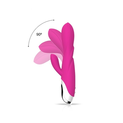 Sưởi ấm Máy rung điểm G Silicone có thể sạc lại Máy rung âm đạo không thấm nước Máy kích thích âm vật cho nữ