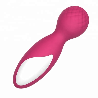 FDA Silicone Red 4 inch Dildo Body Wand Massager Máy mát xa lưng không dây màu hồng IPX6
