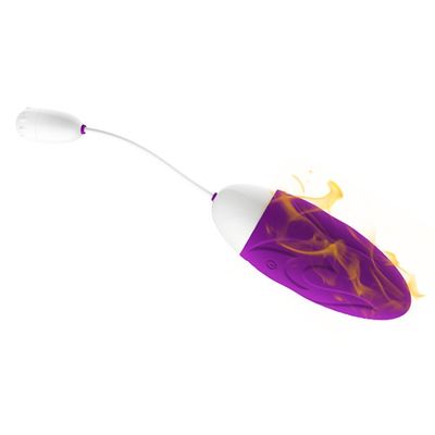 10 Tốc độ Sưởi Ấm Silicone Rung Trứng Tình Yêu Màu Tím Đồ Chơi Tình Dục Mạnh Mẽ Lãng Mạn