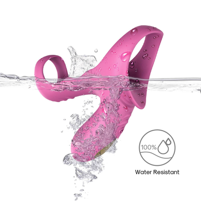 Double Motors 40dbs Vibrating Cock Ring, 280mAh Li pin Máy rung dương vật nam
