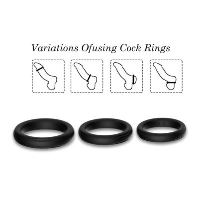 Ba trong một vòng quy đầu silicon IPX7 Kích thước lớn 52mm để trì hoãn xuất tinh