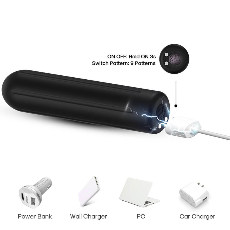 9 chế độ rung Đồ chơi tình dục Bullet Egg Vibrator cho phụ nữ thủ dâm âm đạo