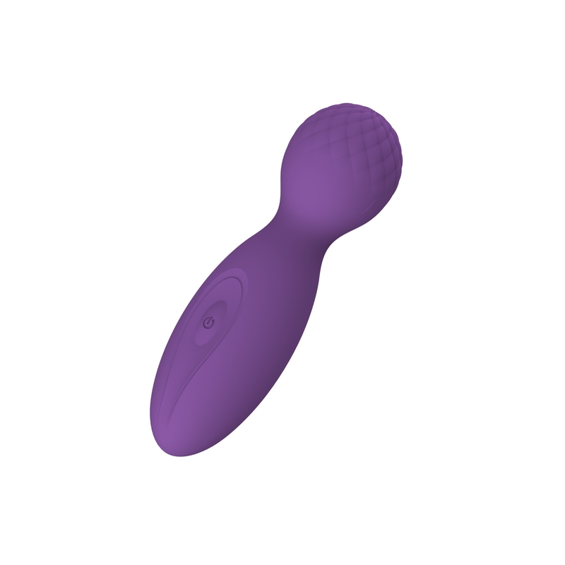 FDA Silicone Red 4 inch Dildo Body Wand Massager Máy mát xa lưng không dây màu hồng IPX6