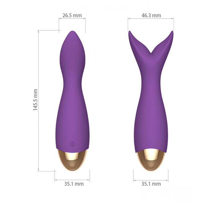 High Quality USB Rechargeable Electric Clitoris Massage Y- Vibrator Wand Other Sex Products